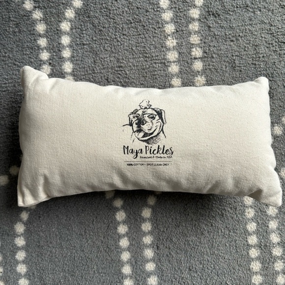 Maya Pickles - Decorative Rabbit Print Pillow - Picture 2 of 2